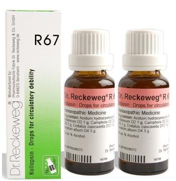 Dr.Reckeweg Germany R67 Hear Circulatory Debility Drops Pack of 2