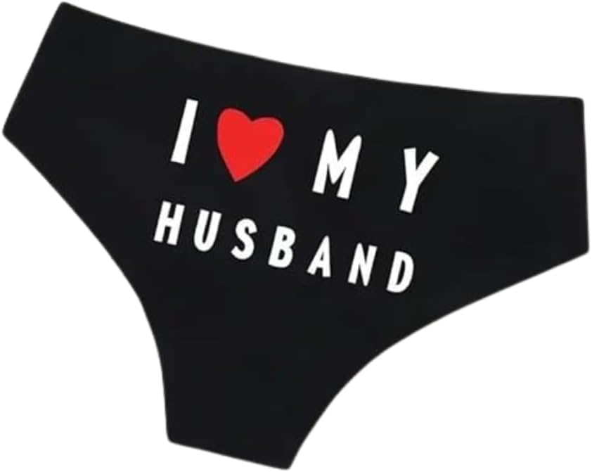 Love (Heart) My Husband Panties Ultra-Soft Comfy Intimates, Sexy