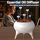 Flammen Aroma Diffuser, 250mL Luftbefeuchter Schlafzimmer, 2 Spray Muster DuftöL Diffuser,Air Diffuser Humidifier mit 7 Farben LED-Licht & Timing-Funktion Defuser für Kinder