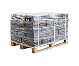 JSM-Brennholz Eichenholzbriketts Pini&Kay - 1 Palette 480 kg / 760 kg - für Kamin, Ofen, Grill, Smoker - 1 Brikett ca.23x6 cm (480 kg)