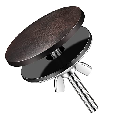 LEIFIDE 2 Inch Kitchen Sink Hole Cover Faucet Sink Hole Cap Stainless Steel Stopper Plug Plate Metal Blank for Bathroom Soap Dispenser Wash Basin(Oil Rubbed Bronze)