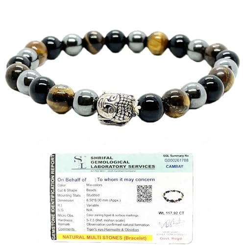 Image of HEALING AND SEMI-PRECIOUS CRYSTAL STONE BRACELET 8 MM ROUND FOR FENSHUI