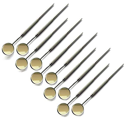 Image of VSB-Dental Mouth Mirror with Handle MADE STAINLESS STEEL (PACK OF 10 PCS)