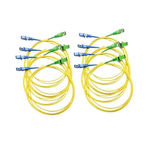 Câble d'extension FTTH monomode avec coupleur pour réseau fibre domestique - Lot de 10 pièces 1m
