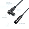 Devinal Right Angle XLR Cable, Adjustable Right-Angle Female to Straight Male Microphone Cord, 90 Degree XLR Mic Adapter for Sound Devices Mixer Recorder, 3.3 FT (2-Pack) #2