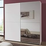 2 Fachböden Wimex Kleiderschrank/ Schwebetürenschrank Queen, 2 Türen, (B/H/T) 135 x 198 x 64 cm, Weiß