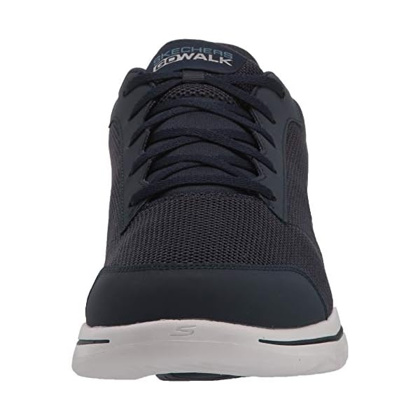 Skechers Men's Gowalk 5 Qualify-Athletic Mesh Lace Up Performance Walking Shoe Sneaker, Navy/Blue, 10 - Image 3