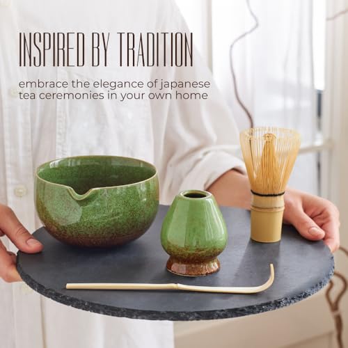 Solacea Matcha Bowl Set with Spout