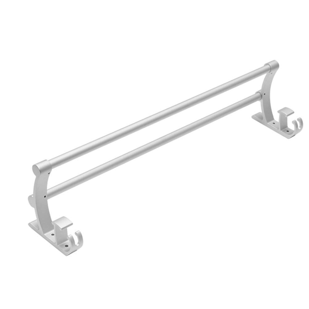 Crochet de boule de bain double pôle en aluminium 40cm