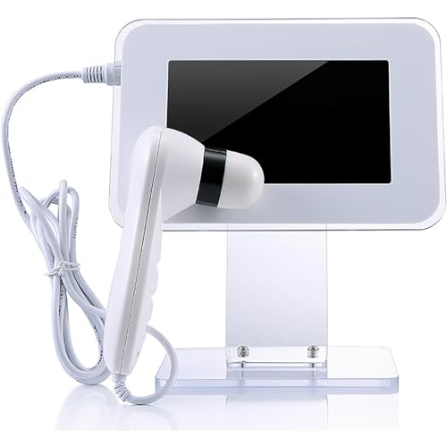 Umfassende Hauterkennung, Kopfhaut-Haardetektor mit 50X & 200X Objektiv, 2 Millionen Pixel HD LCD-Bildschirm, Stop Motion HD-Bilder, für Zuhause, Schönheitssalon, Spa