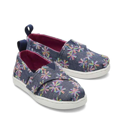 Image of TOMS Kids Tiny Foil Unicorn Tie-Dye Knit Alpargata (Toddler /Little Kid)