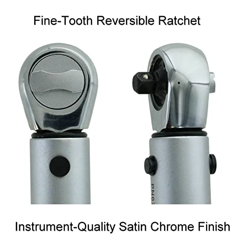 Etork Click-Style Torque Wrench (1/4-Inch Drive) (Range: 40-200 Inch Pounds / 4-22 Newton Meters) #TOP4