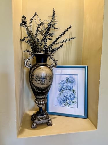 Image of RIOLIS - Delicate Chrysanthemums 2140, Cross Stitch Kits 8 inch x 11 inch, Cross Stitch Kits for Adults, Floral Counted Cross Stitch Kits, Embroidery Kit for Beginners & Advanced, Crossstitching Kits