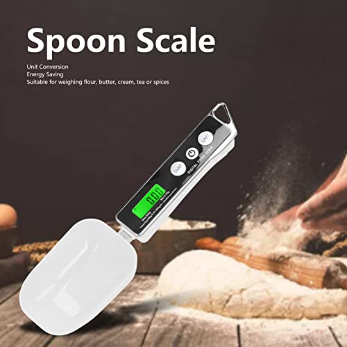 Digital Spoon Scale, 500G/0.1G Digital Kitchen Scales Measuring Spoon Lcd Display Electronic Food Scale For Coffee, Tea Leaf, Spice, Flour, Ingredient(Black) #TOP1