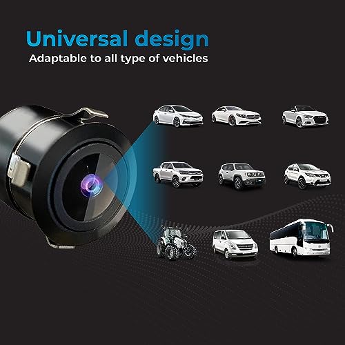 Audio Wheels Fish Eye Full HD Wide-Angle car Reverse View Rear Parking Camera Assist for only Car Android Stereo 3 417qFiSqdTL