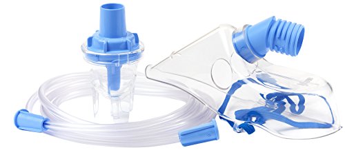 Clement Clarke l3605491 Erwachsene Jet nebulisser Set - Maske, Kammer & Tubing Cover