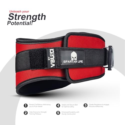 Victorudo USA Self-Locking Weight Lifting Belt - Premium Weightlifting Belt for Serious Functional Fitness, Weight Lifting, and Olympic Lifting Athletes - Deadlift Training Belt - Lifting Support for by Victorbudo USA - Used condition - Image 6