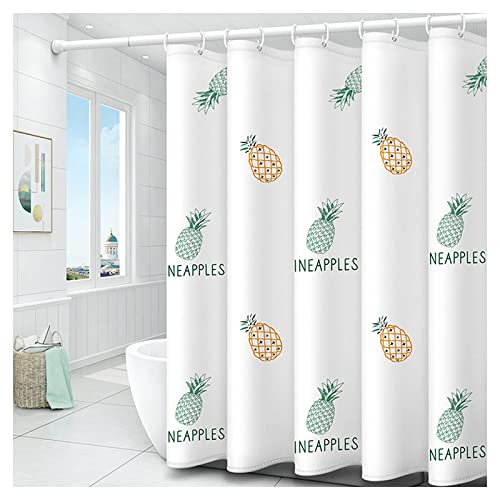 Rideau de douche minimaliste imperméable anti-buée épais W150CM - 2