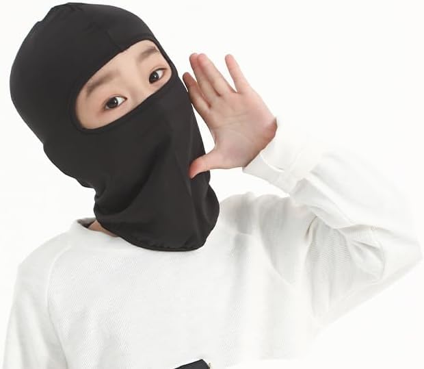 Kids Lightweight and Breathbale Balaclava-Face-Mask - Boys Girls Windproof UV Protector Neck Gaiter Skiing Cycling Scarf2