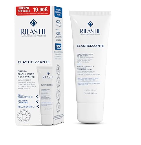 Rilastil Elasticizzante Crema Special Price, Trattamento Quotidiano Tonificante, Idratante ed Emolliente con DNA Sodico, Amminoacidi Essenziali e Vitamine, 75 ml