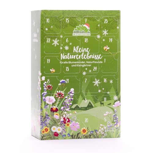 Calendario de Adviento 2024 de 'Die Stadtgärtner' | 24 regalos sorprendentes y de alta calidad | Calendario de Navidad sostenible para amigos, familia o novia