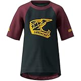 Zimtstern PureFlowz Kurzarmshirt Kinder schwarz/rot