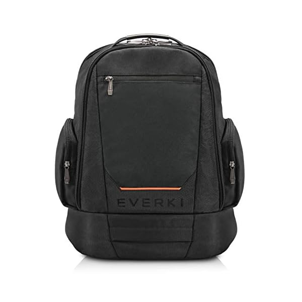 Everki ContemPRO 117 Large Gaming Laptop Backpack with Rain Cover - Spacious Business Backpack for 17-18.4 Inch Laptops, Large Compartments, Travel Laptop Backpack, Capacity of 42-L (EKP117B), Black