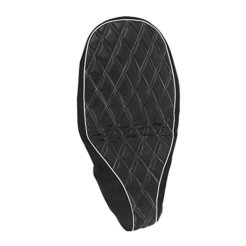 Aramox Copri Sella Moto In Pelle, Copri Sella In Pelle Di Ricambio Per Vespa 125/150 Sprint Fast Ts Super Vbb Vba Vnb GTR Gl(Nero)