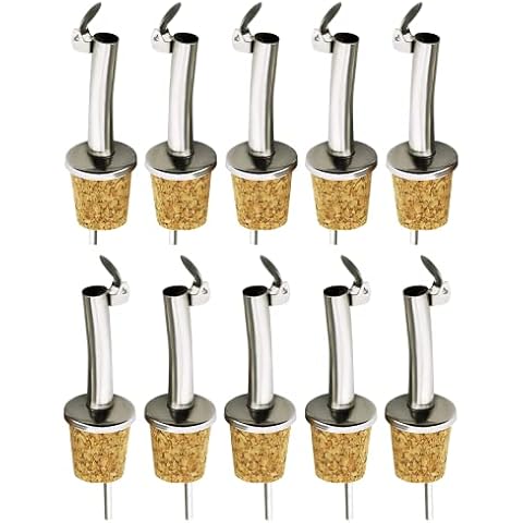 Generisch 10x korken Flaschenausgießer dispenser ölportionierer flaschenaufsatz tropffrei Cover