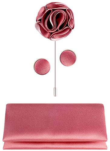 Image of Tie G .5pcs Tie set in a gift box : Tie sets : Solid color Neck tie,Satin Bow tie,Pocket Square, Lapel, Cuffs link