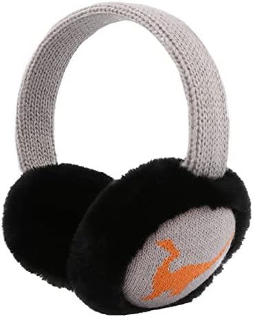 SEYUFN Kids Winter Earmuffs Boys Soft Plush Padded Ear Covers Girls Knitted for Outdoor Activities