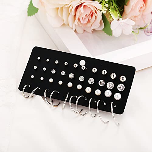 Image of Shining Diva Fashion Stylish Combo Design 6 Pairs Metal Earrings for Women and Girls (F12787er)