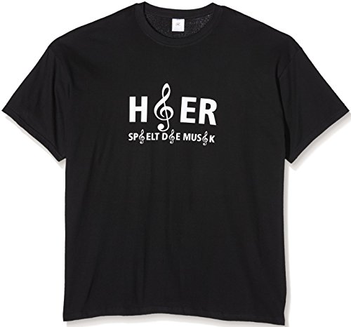 Shirtzshop - Maglietta da Uomo Qui riproduce T