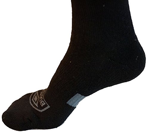 Image of Compression Socks men wide calf - Thick Diabetic Sock. Ankle and Arch Support, Large Feet and Legs, Firm Gradient Pressure