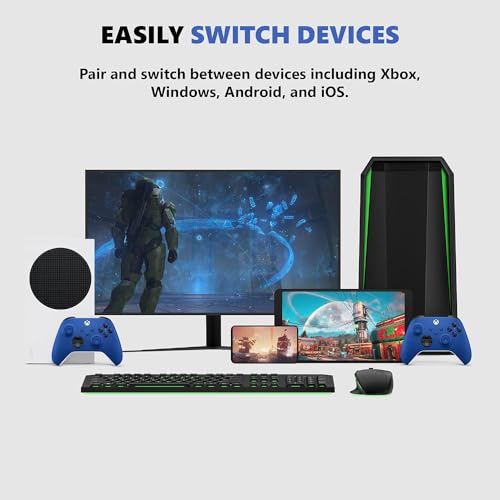Image of Microsoft QAU-00065 Xbox Special Edition Wireless Controller Shock Blue 2 Pack