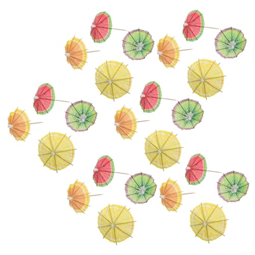 UKCOCO 40Piezas Sombrillitas para Cócteles y Aperitivos Decoración para Fiestas