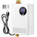 Tankless Water Heater Electric 110V, 3000W Instant Water Heater Under Sink, On Demand Hot Water Heater Electric with Digital Display, Portable Small Water Heater for Kitchen Bathroom RV (3000, Watts)