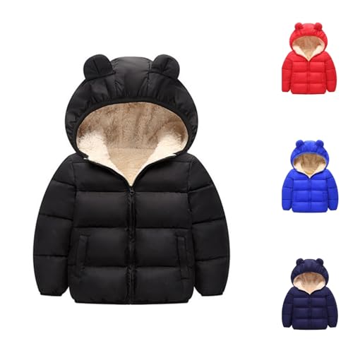 Baby Winter Mantel mit Kapuze Kinder Jacke Langarm Leicht Jacke 6 Monate-4...
