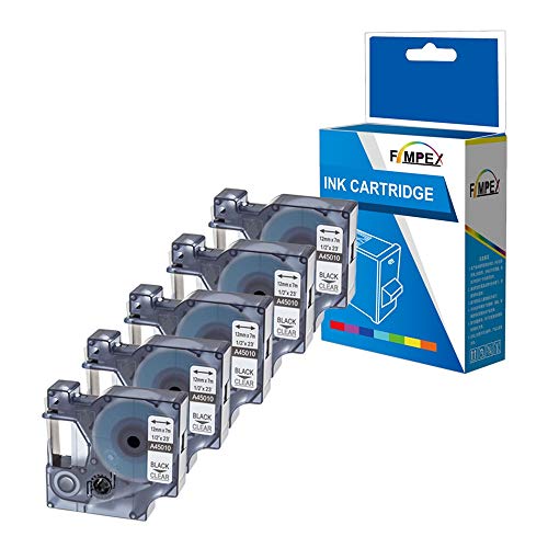 Fimpex Compatibile Label Tape 1/2(12mm)