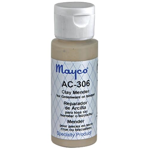 Mayco AC306 Clay Mender Bisque Fix for Ceramic Clay or Bisque, 2 oz Bottle