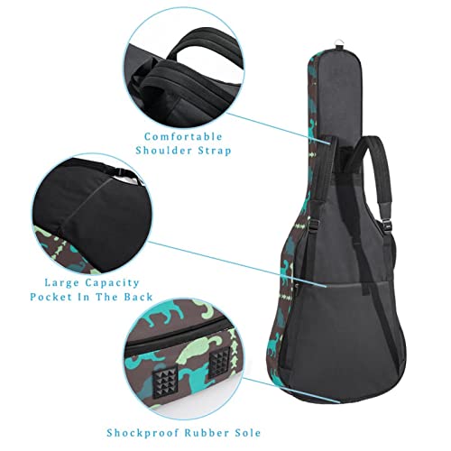 Housse de transport étanche pour guitare avec bandoulière réglable Motif fleurs de cerisier roses, Multicolore 08, 42… - Les Beatles, Paul McCartney, John Lennon, RIngo Starr, George Harrison Housse de transport étanche pour guitare avec bandoulière réglable Motif fleurs de cerisier roses, Multicolore 08, 42… – Image 4