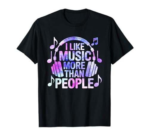 I Like Music More Than People Funny Introverts Musicians TVc