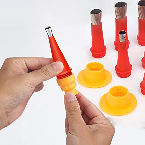 Stainless Steel Caulking Nozzle Set, 18Pcs Upgraded Caulking Finisher