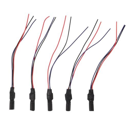 UTHCLO 5 Piezas Filtro Rectificador Señal Cámara Marcha Atrás con Relé y Condensador para Modificación Auto Cable de Filtro de Ruido para Visión Trasera Instalación Fácil y Compatible