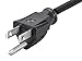 Monoprice Power Cord w/ 3 Conductor PC Power Connector Socket, 3ft (107679)