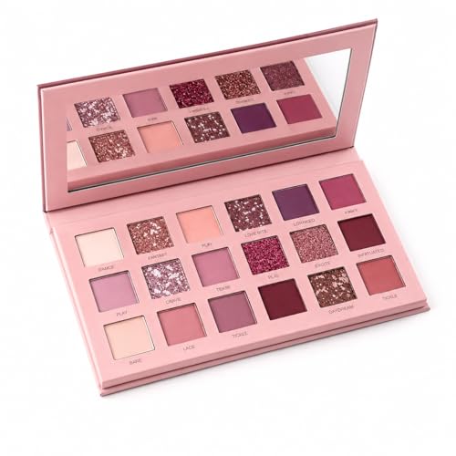 Image of Nude Edition Eyeshadow Palette 18 Color Shades for Eye Makeup Semi-Matte Finish
