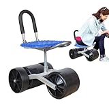 360 Grad Drehbarer Wagen – 9 Bis 14 Zoll Hubbereich, Klappbare Kniebank...