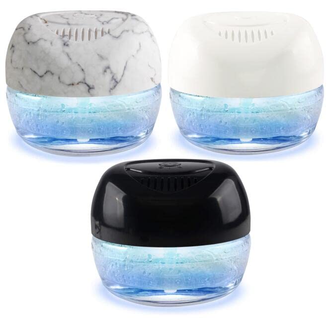 ap airpleasure 3-Pack Water-Based Purifier Air Washer, Air Revitalizer & Fresh Aire Freshener, Air Fresher with 7 LED Color Changing Mood Light for Rooms