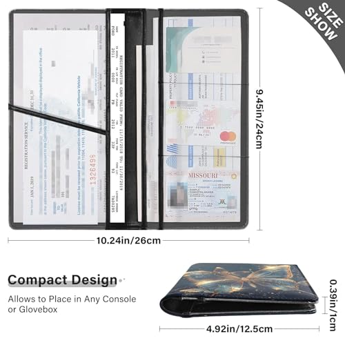 Organizador De Documentos De Cuero miniatura 3