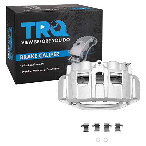 Image of TRQ Rear Right Brake Caliper w /Bracket Passenger Side